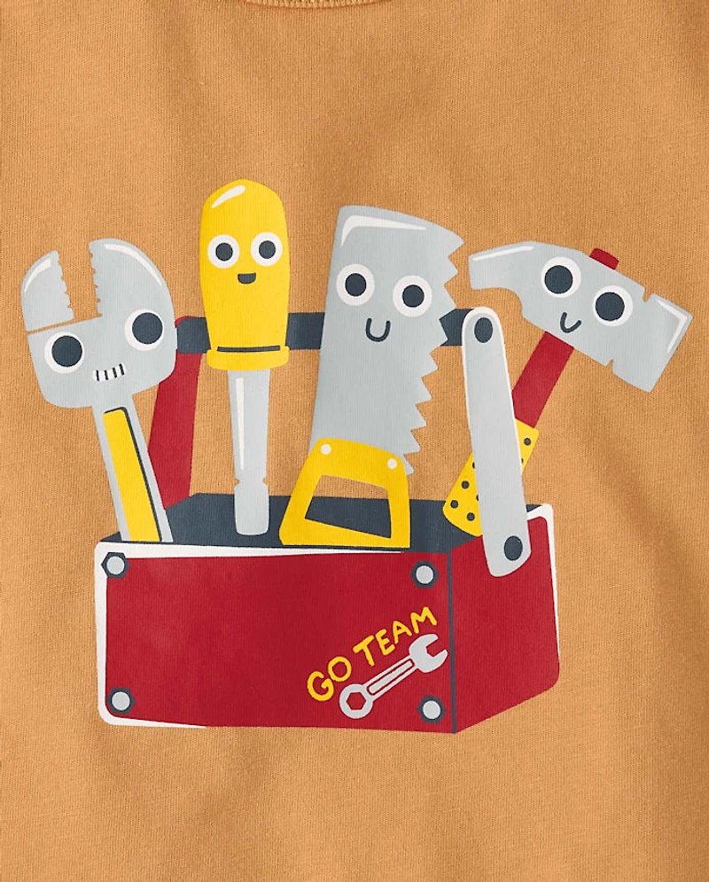 T-shirt graphique « Boîte à outils Friends » pour bébés et tout-petits garçons