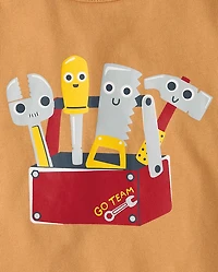 T-shirt graphique « Boîte à outils Friends » pour bébés et tout-petits garçons