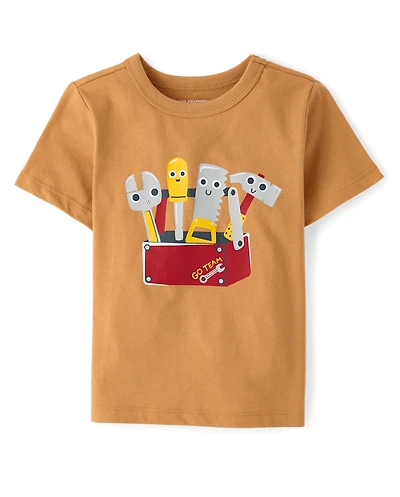 Baby And Toddler Boys Toolbox Friends Graphic Tee
