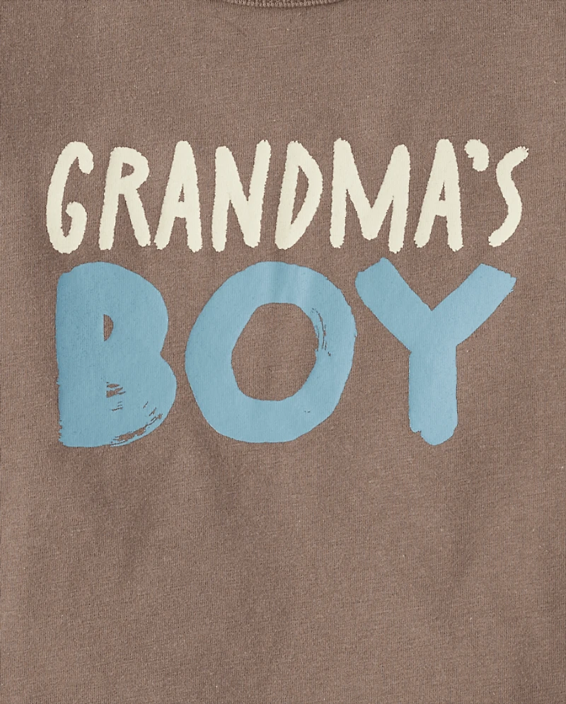 Baby And Toddler Boys Grandma's Boy Graphic Tee