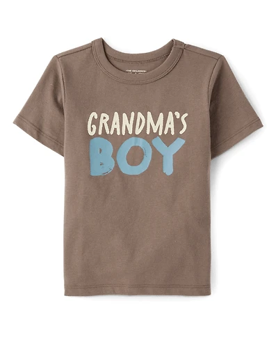 Baby And Toddler Boys Grandma's Boy Graphic Tee