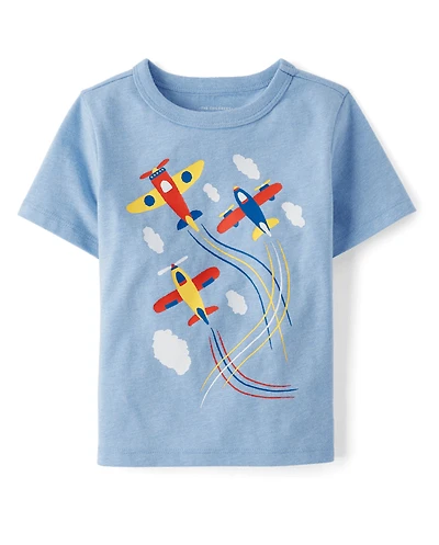 Baby And Toddler Boys Airplanes Graphic Tee