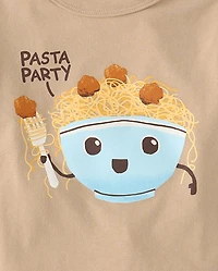 Baby And Toddler Boys Pasta Party Graphic Tee