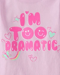 Lot de 3 t-shirts graphiques positifs pour bébés et petites filles