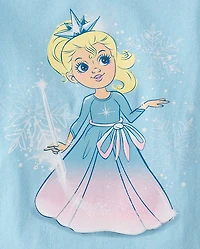 Baby And Toddler Girls Princess Graphic Tee