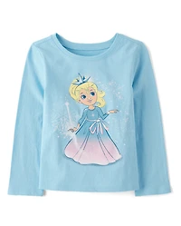 Baby And Toddler Girls Princess Graphic Tee