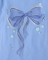 Girls Bow Graphic Tee
