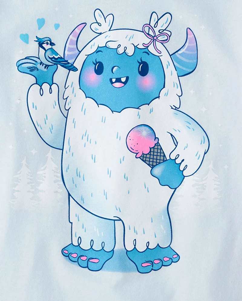 Girls Yeti Graphic Tee