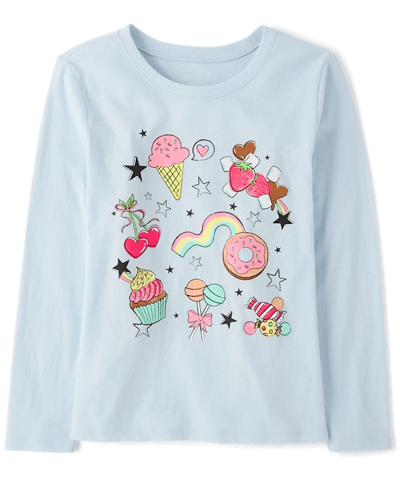 Girls Snack Food Graphic Tee