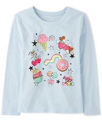 Girls Snack Food Graphic Tee