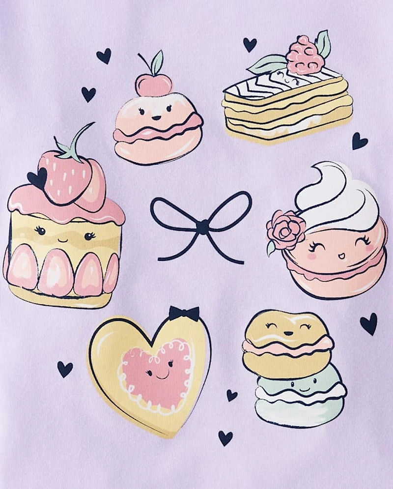 Baby And Toddler Girls Sweet Treats Graphic Tee