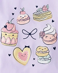 Baby And Toddler Girls Sweet Treats Graphic Tee