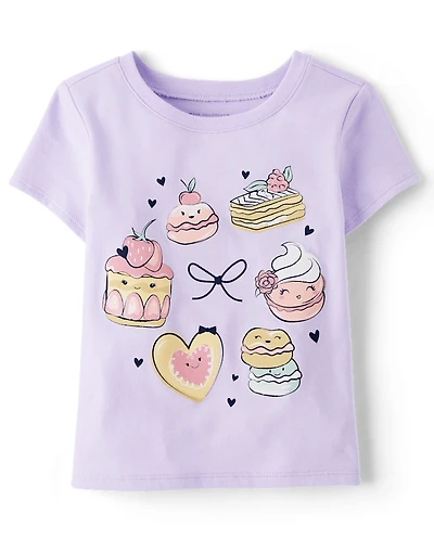 Baby And Toddler Girls Sweet Treats Graphic Tee