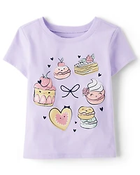 Baby And Toddler Girls Sweet Treats Graphic Tee
