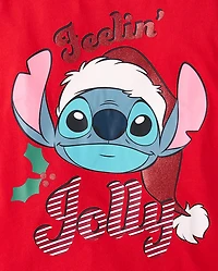 Girls Stitch™ Jolly Christmas Graphic Tee