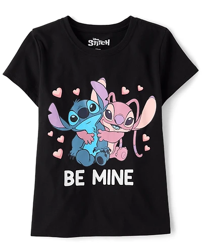 Girls Stitch™ Be Mine Valentine's Day Graphic Tee
