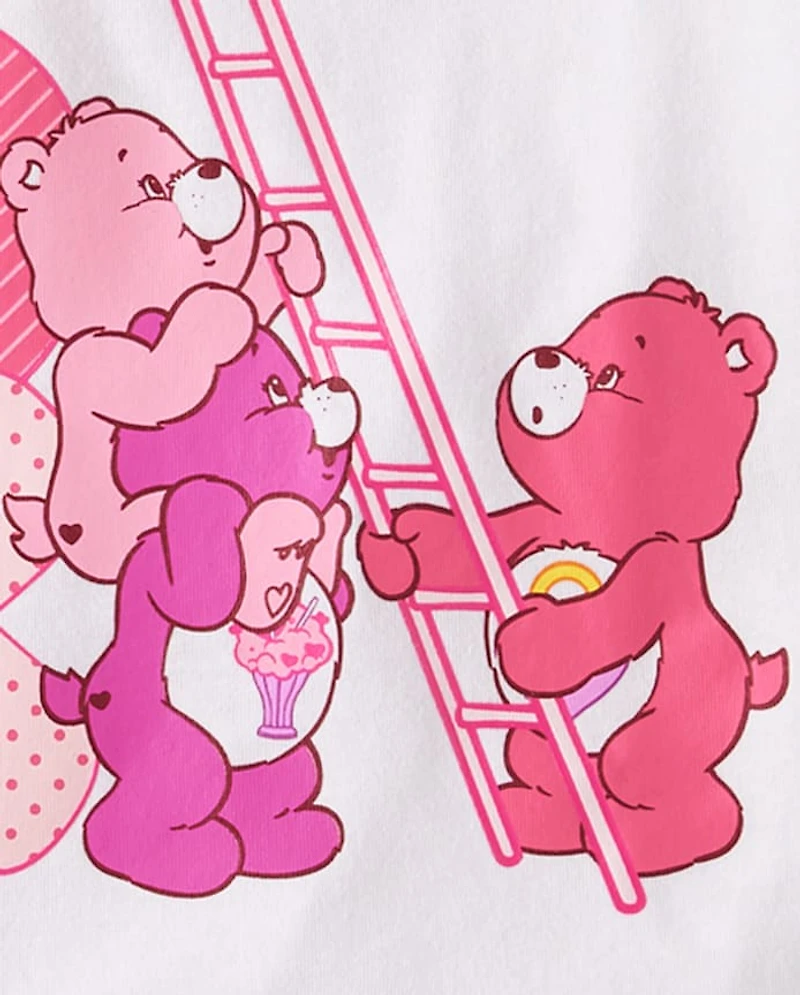 Girls Care Bears™ Ladder Valentine's Day Graphic Tee