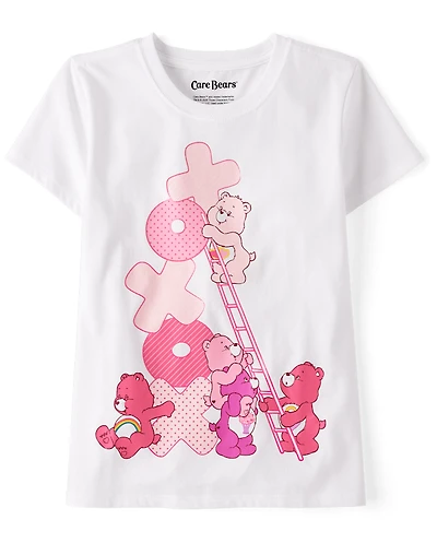 Girls Care Bears™ Ladder Valentine's Day Graphic Tee