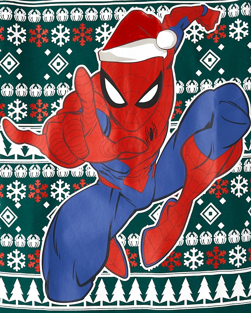 Boys Spider-Man™ Fairisle Christmas Graphic Tee