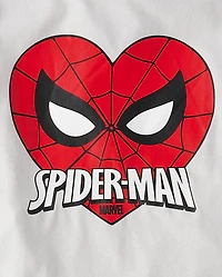 T-shirt graphique Spider-Man™ pour garçon, spécial Saint-Valentin