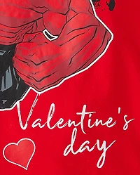 T-shirt graphique Hulk™ pour garçon, spécial Saint-Valentin