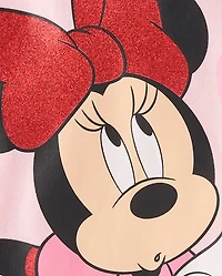 T-shirt graphique Minnie Mouse™ pour bébés et petites filles, spécial Saint-Valentin