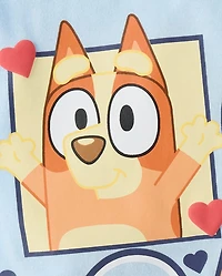 T-shirt graphique Bluey™ pour bébé et petit garçon, spécial Saint-Valentin