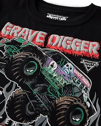 T-shirt graphique Monster Jam™ Grave Digger pour garçon