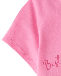 T-shirt graphique pailleté Disney™ Princess pour bébé et petite fille