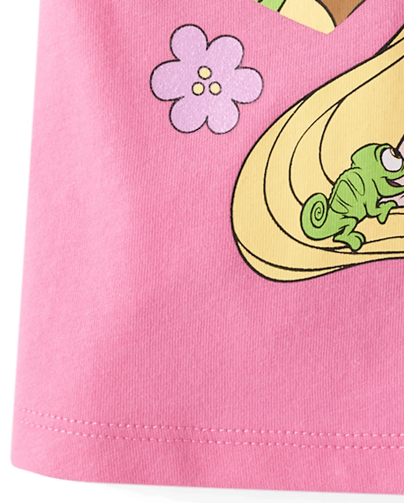 T-shirt graphique pailleté Disney™ Princess pour bébé et petite fille