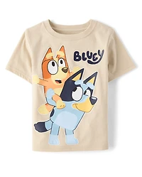 Baby And Toddler Boys Bluey™ Piggyback Graphic Tee