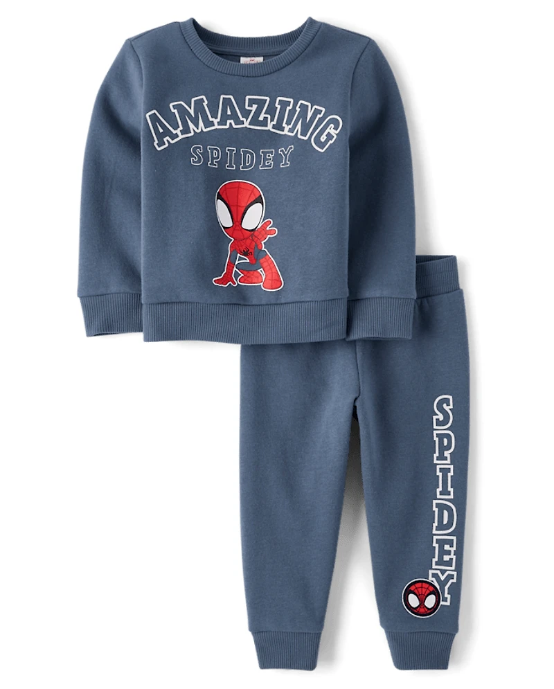 Baby And Toddler Boys Spidey™ 2-Piece Outfit Set
