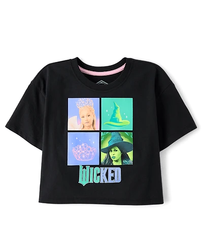 Girls Wicked™ Hat And Crown Oversized Cropped Graphic Tee
