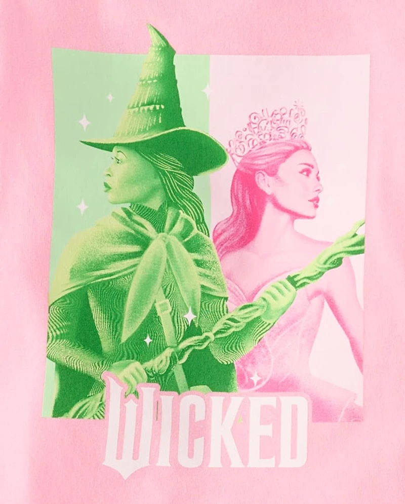 Baby And Toddler Girls Wicked™ Glinda Elphaba Profile Graphic Tee