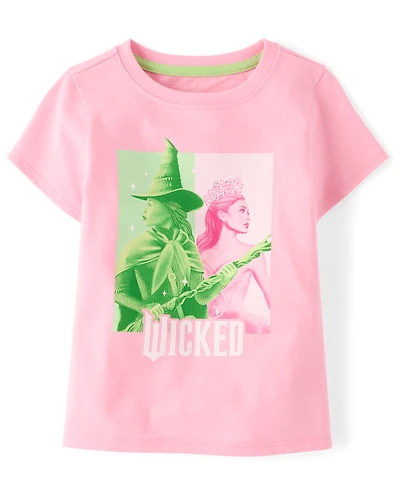 Baby And Toddler Girls Wicked™ Glinda Elphaba Profile Graphic Tee