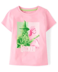 Baby And Toddler Girls Wicked™ Glinda Elphaba Profile Graphic Tee