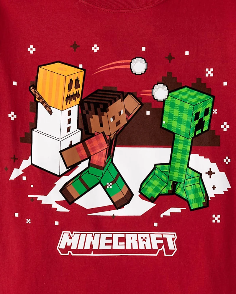 Boys Minecraft™ Christmas Graphic Tee