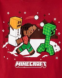 Boys Minecraft™ Christmas Graphic Tee