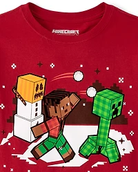 Boys Minecraft™ Christmas Graphic Tee
