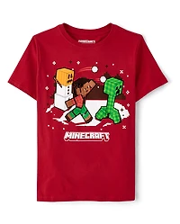 Boys Minecraft™ Christmas Graphic Tee