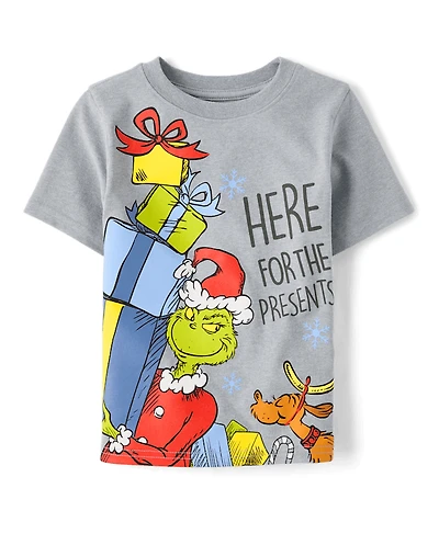 Baby And Toddler Boys Dr. Seuss The Grinch™ Christmas Presents Graphic Tee