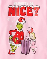 Baby And Toddler Girls Dr. Seuss The Grinch™ Nice Christmas Graphic Tee