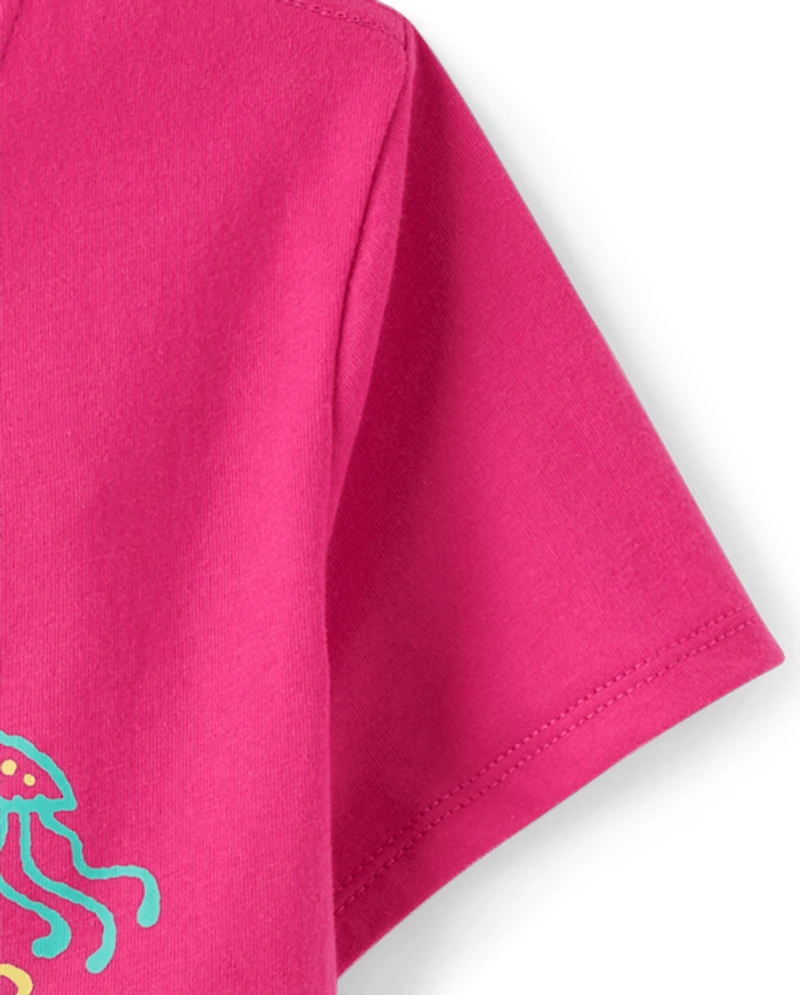 Girls SpongeBob SquarePants™ Skull And Crossbones Graphic Tee