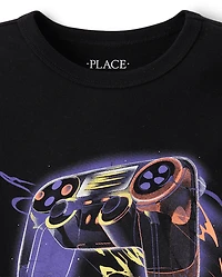 Boys Game Controller Universe Graphic Tee
