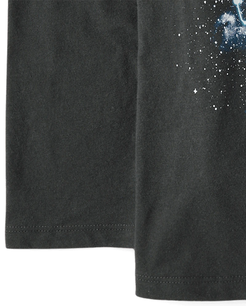 Boys Glow Astronaut Graphic Tee