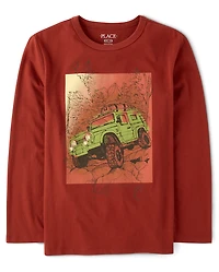 Boys Rock Crawler Truck Graphic Tee