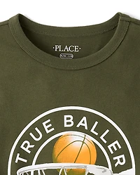 Boys True Baller Graphic Tee