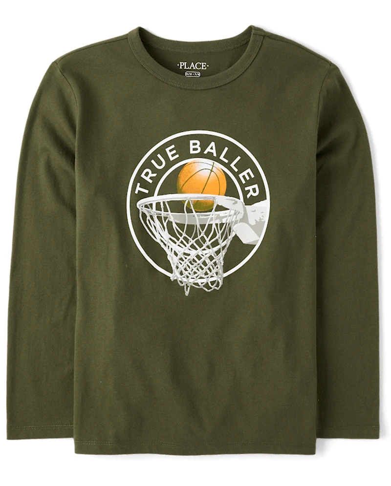Boys True Baller Graphic Tee