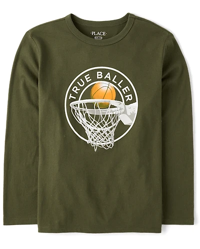 Boys True Baller Graphic Tee