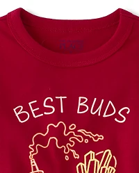 T-shirt graphique pour bébés et petits garçons « Meilleurs amis »